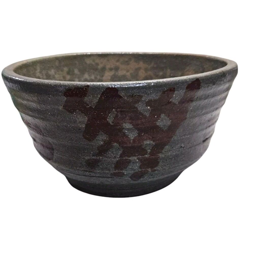 Patrick Siler Glazed Earthenware Pottery Bowl Circa 1970s Funk Art WSU Studio - Picture 4 of 7